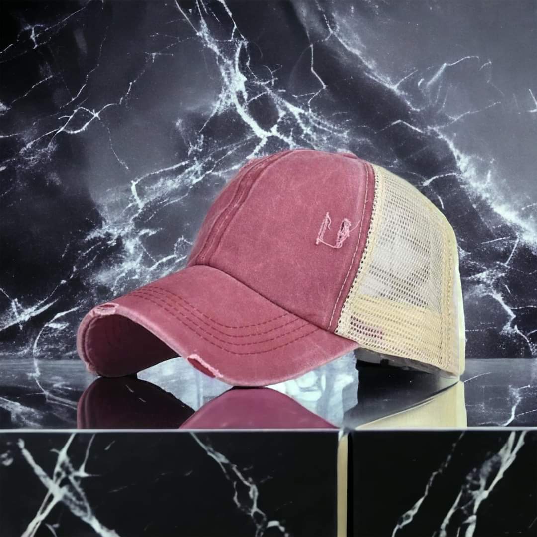 baseball cap with elastic back