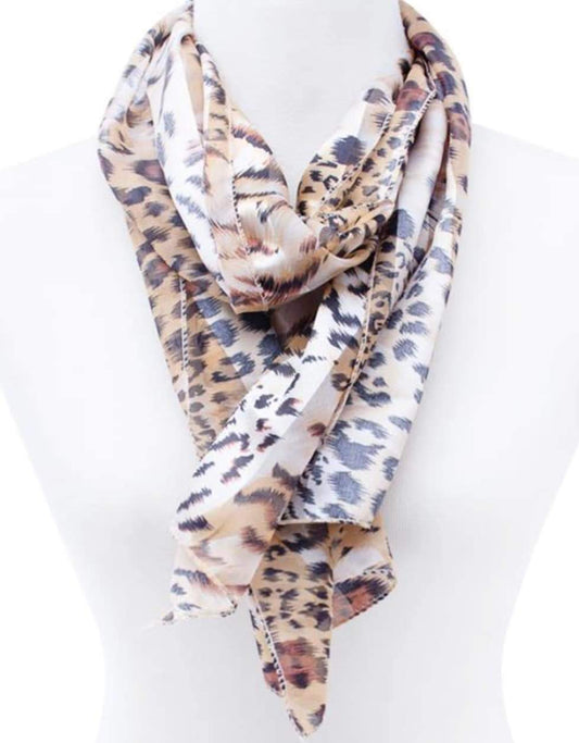 Cheetah Print Scarf